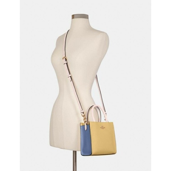 Coach 5691 Mini Cally Crossbody in Colorblock Leather Satchel NWT - Picture 7 of 9